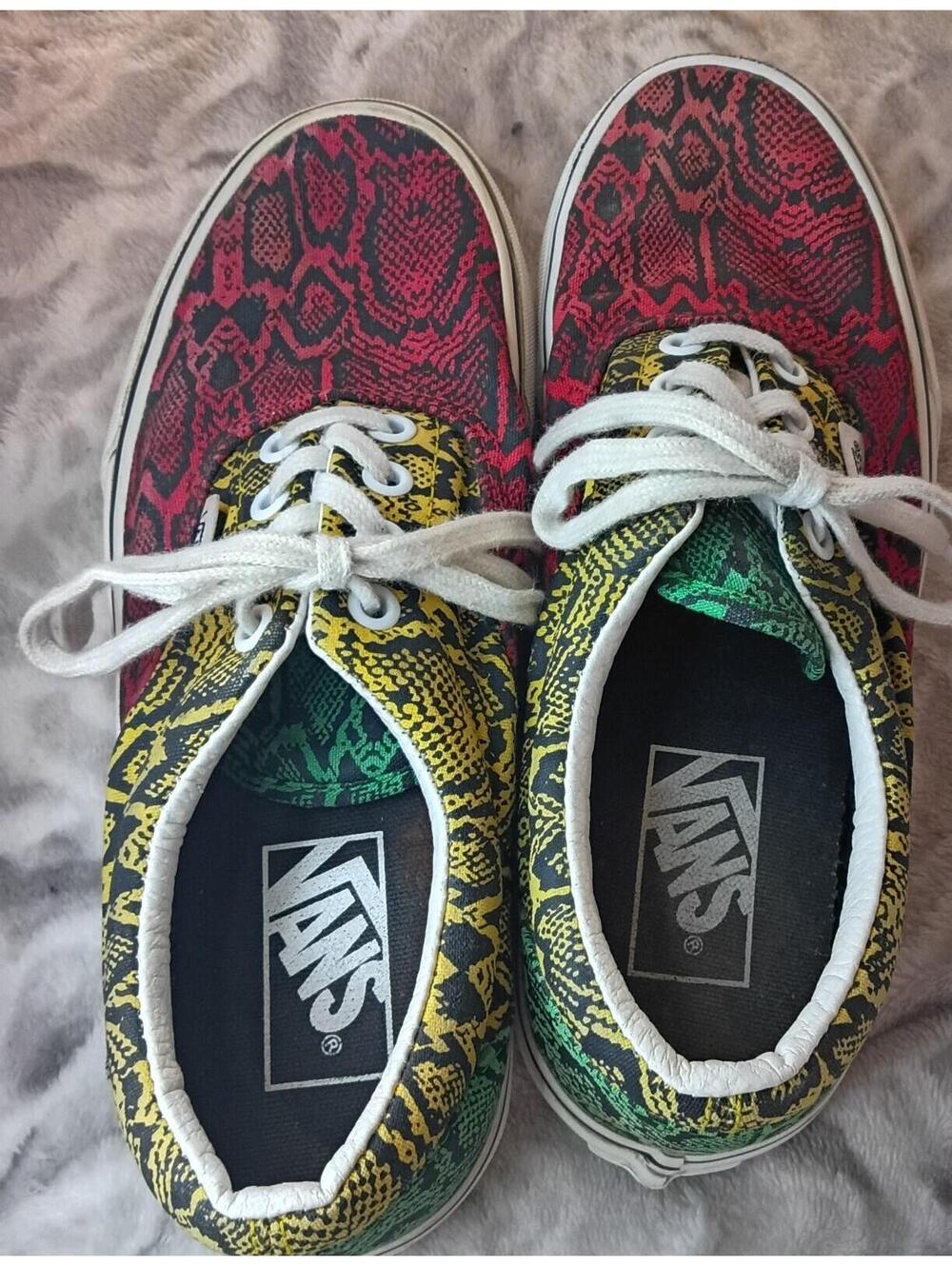 Vans Old Skool | Multi-Python Rasta | Men Size 5 - Women’s 6.5 - Picture 2 of 6